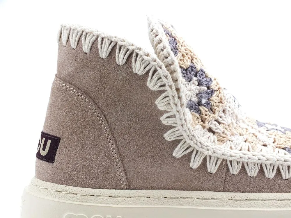 MOU Summer Eskimo Sneaker Bold Crochet Upper Pink Sand MU.SW411005A