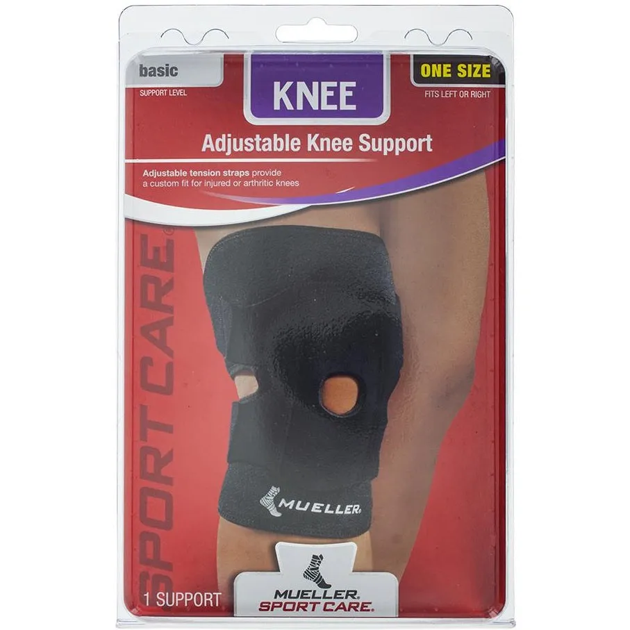 Mueller Sport Care Adjustable Basic Knee Support Brace