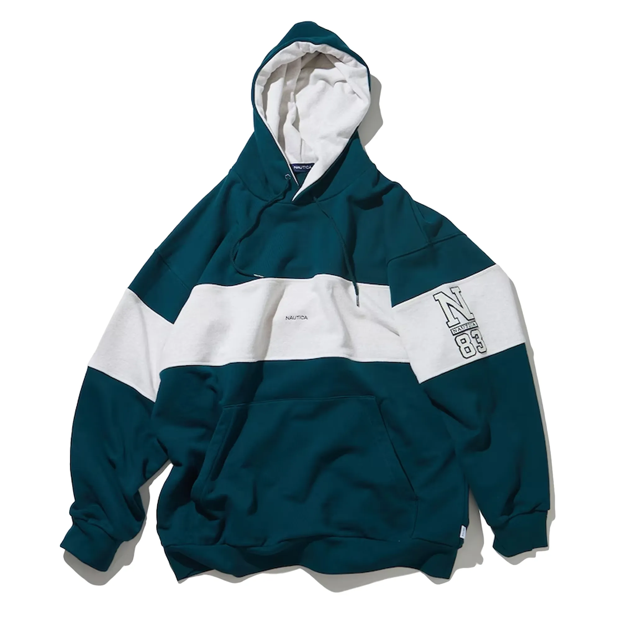 Nautica Japan Color Block Hoodie Green