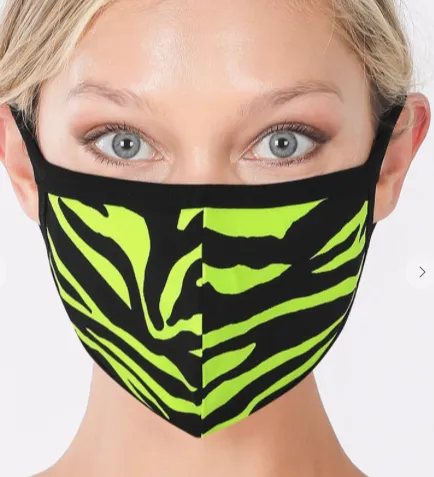 Neon Zebra Mask (5)