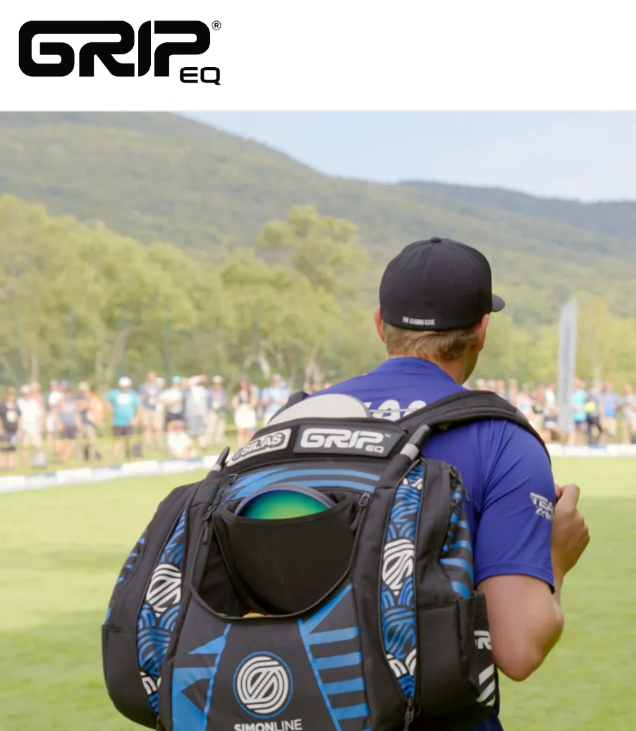 *NEW GRIP Eq. Simon Lizotte Simon Line Signature Series AX5 Disc Golf Backpack **PICKUP ONLY**