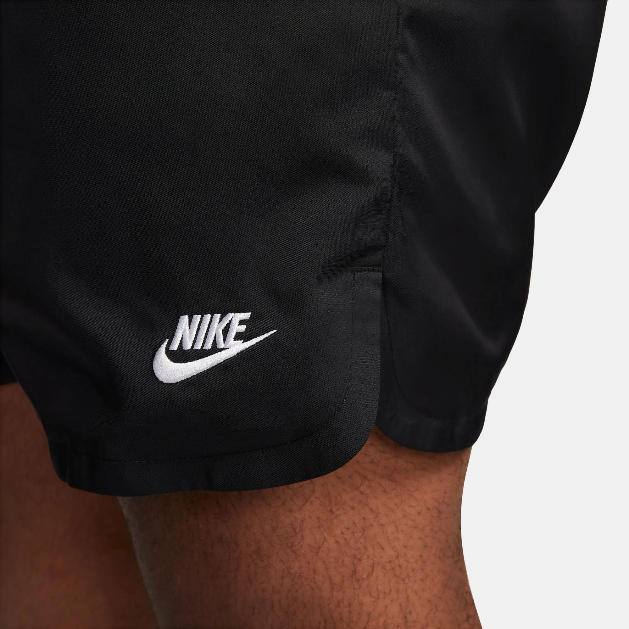 Nike Sportswear Essential Woven Lined Flow Shorts (Black/White)