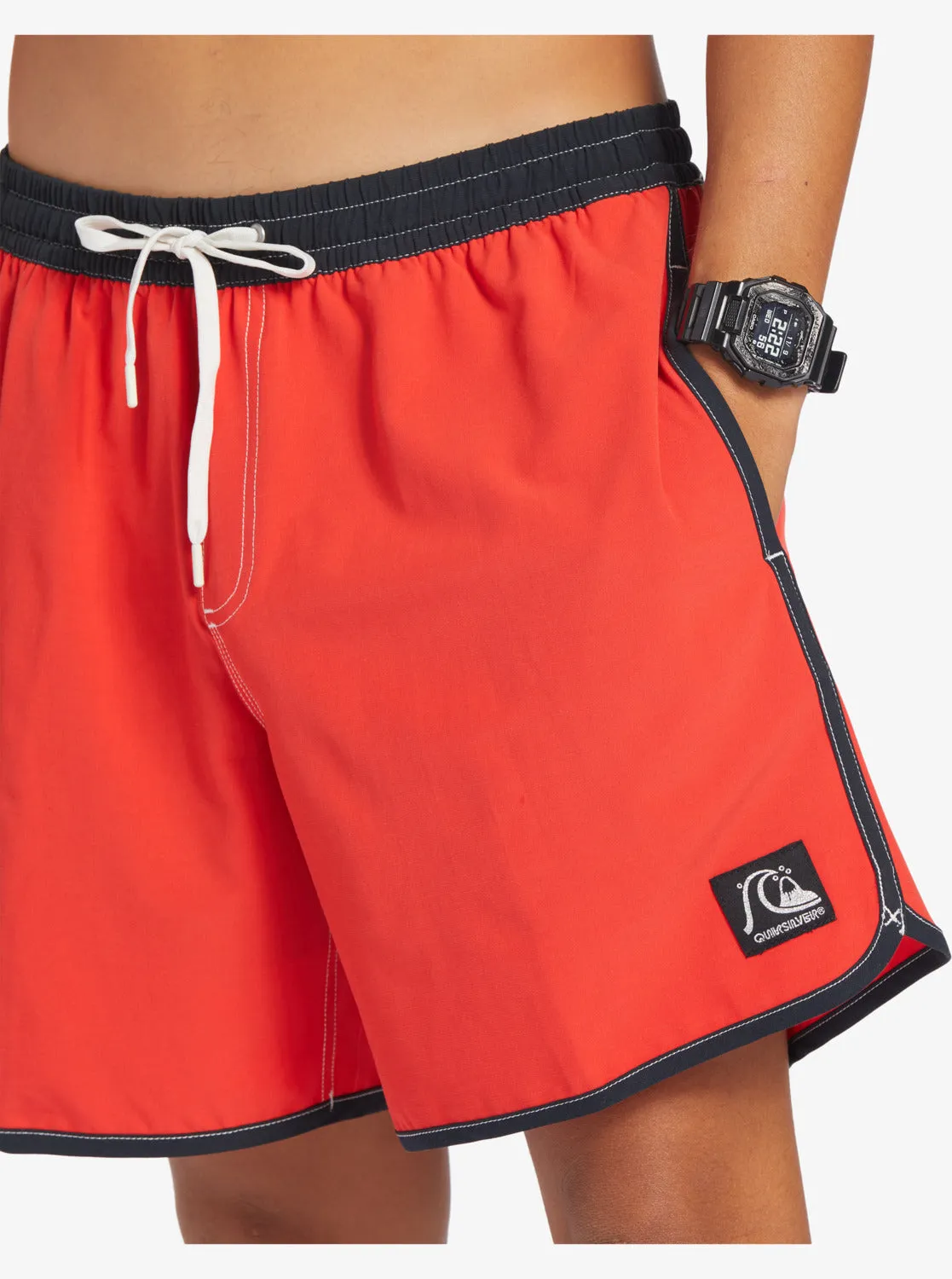 Original Scallop 17 Swim Trunks - High Risk Red