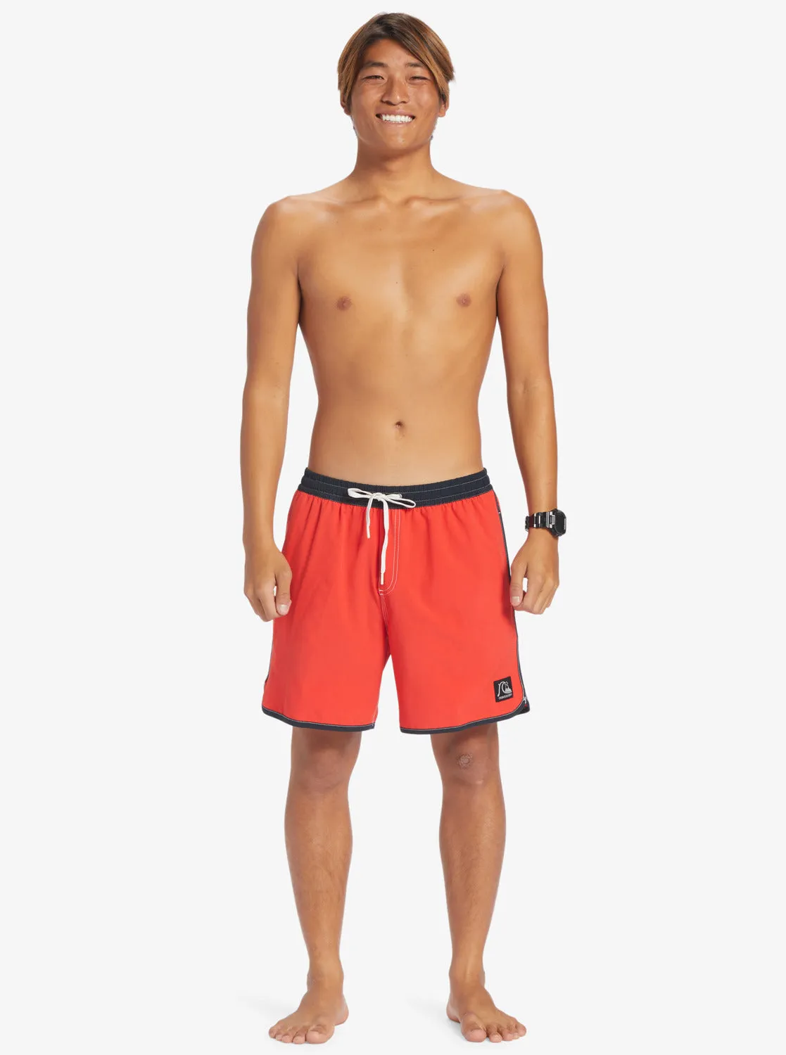 Original Scallop 17 Swim Trunks - High Risk Red