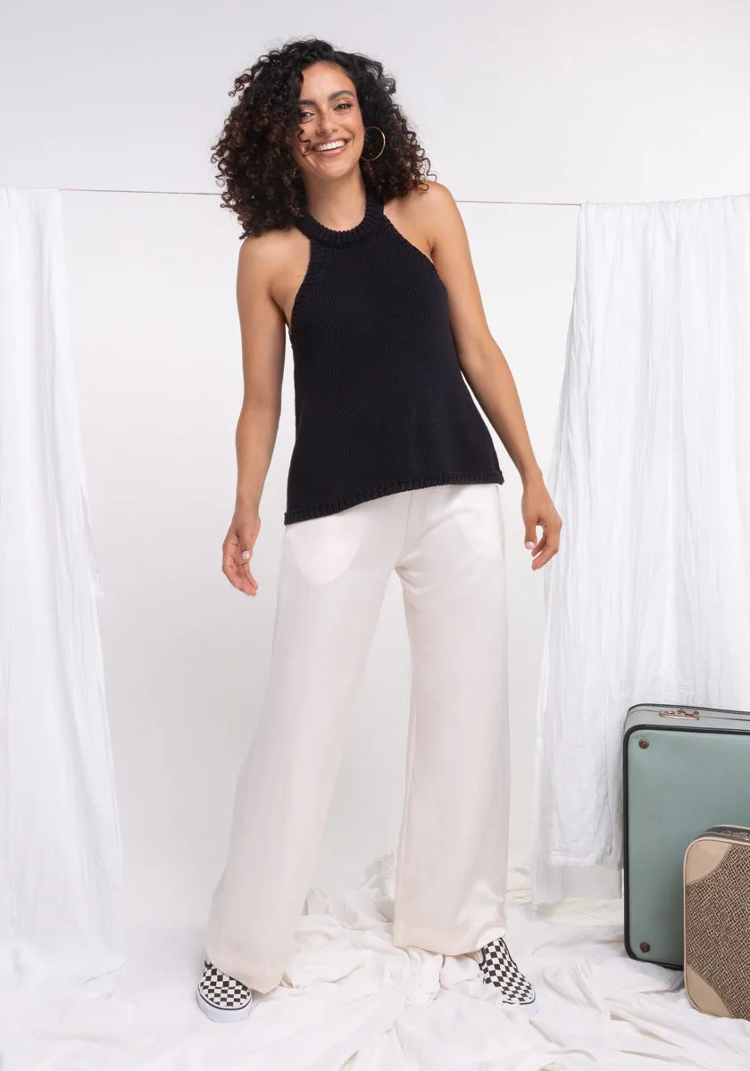 Pantalon MIRAMAR Nacre Satin