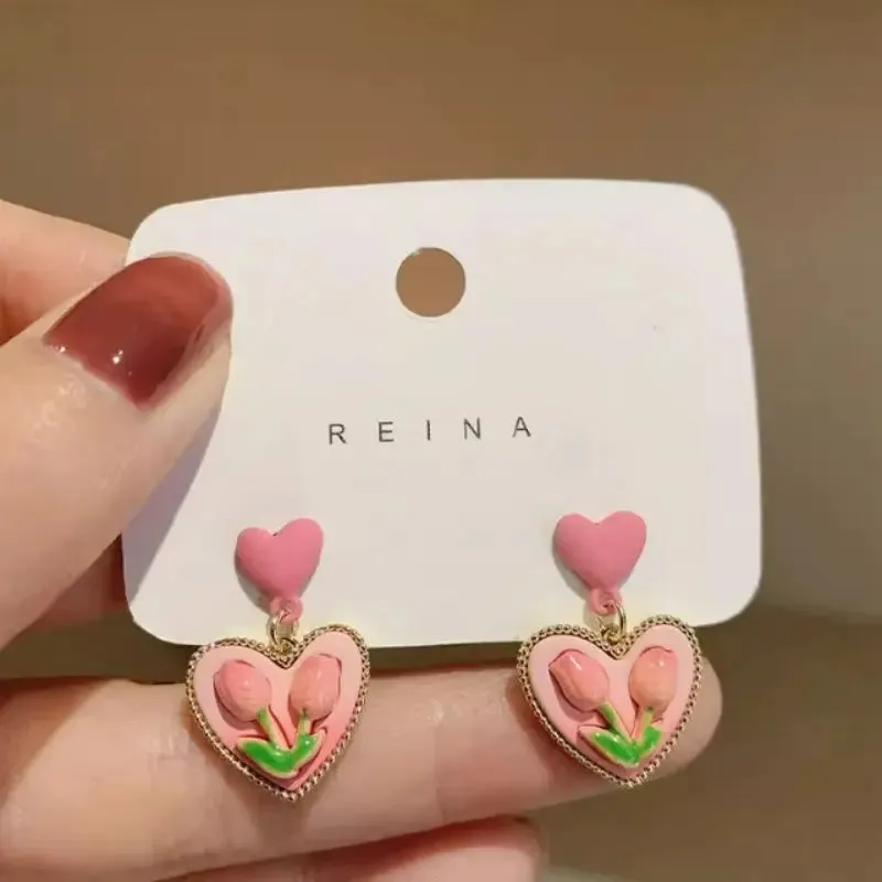 Retro Flowers Earrings