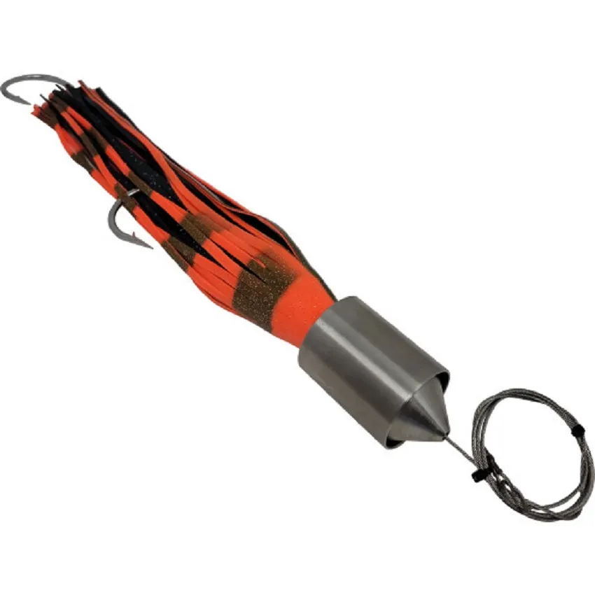 Seaworx Trolling Lure Cowbell Orange/Black