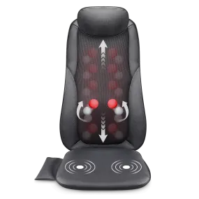 Shiatsu Massage Seat Cushion - 2D/3D 2-in-1 Modes Back Massager with Heat SL - 269