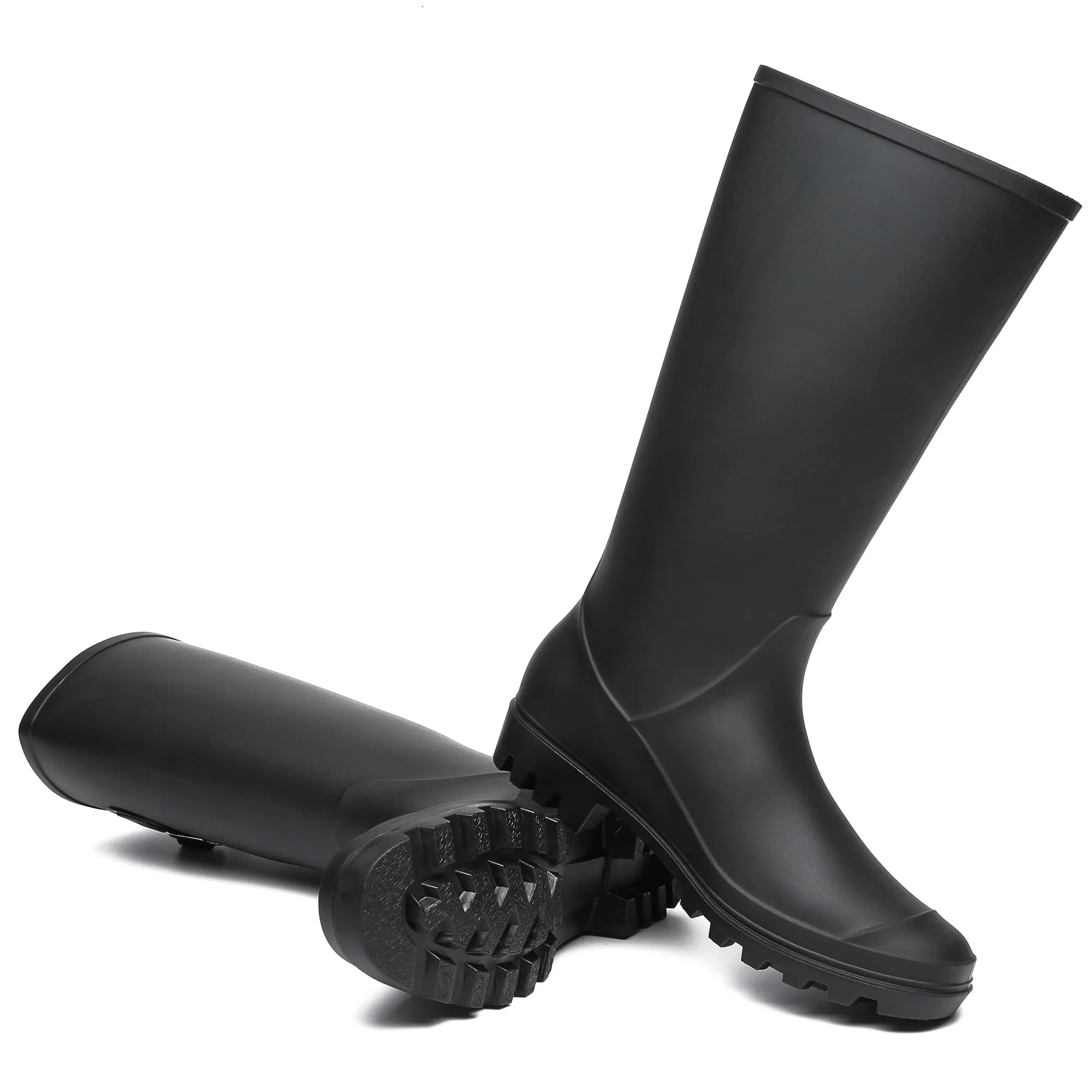 Tall Sheepskin Insole Gumboots Rain Boots