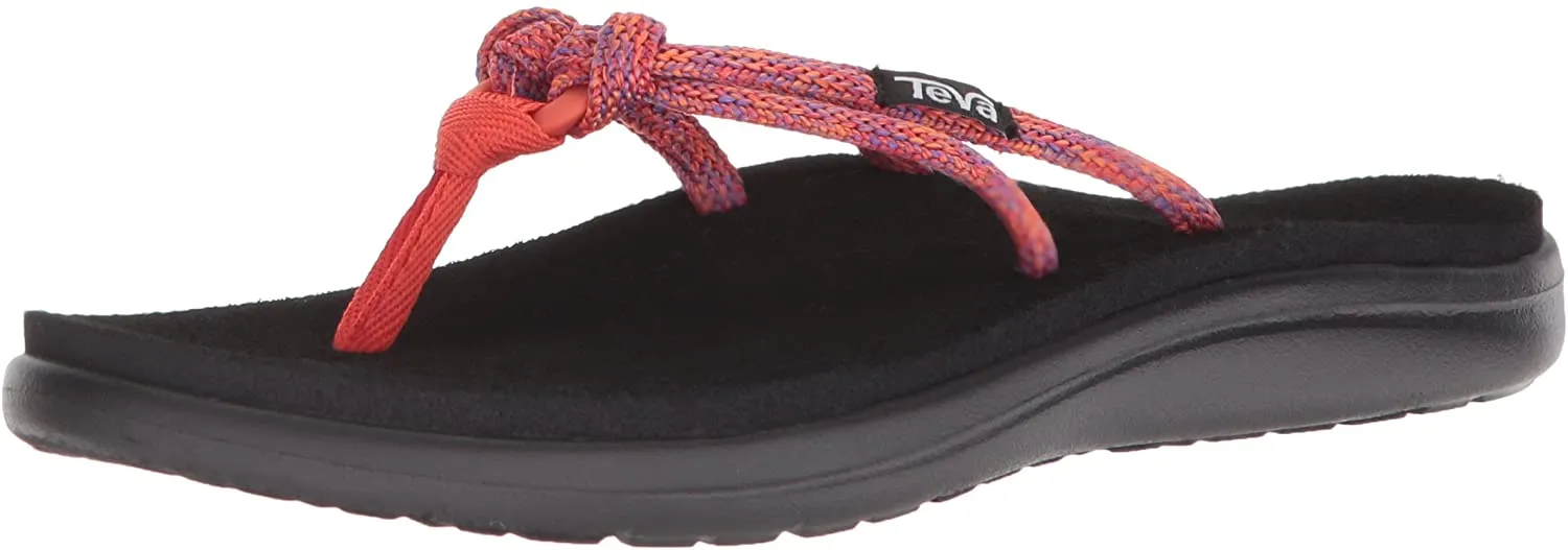 Teva Voya Tri Flip Pink / Purple Sandals - Women's