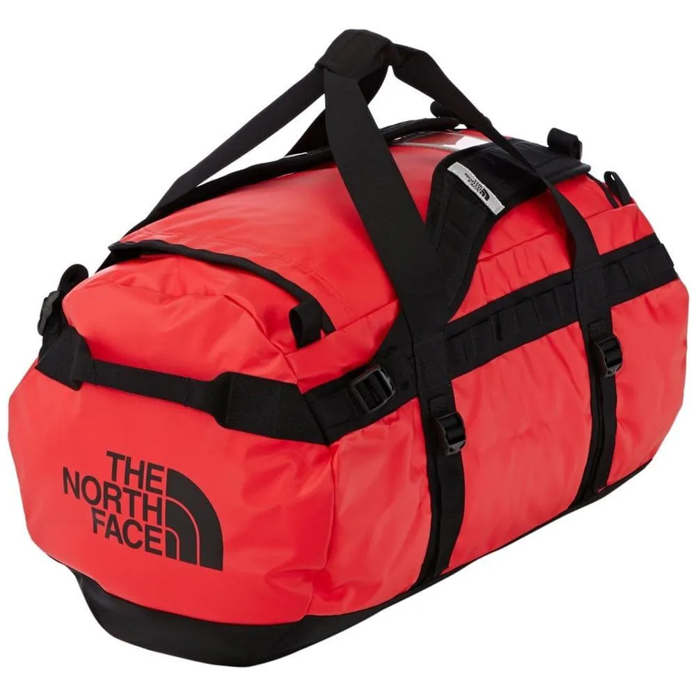 The North Face Base Camp Duffel Barrel Bag - Size S - Red Black