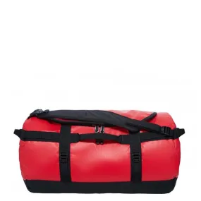 The North Face Base Camp Duffel Barrel Bag - Size S - Red Black