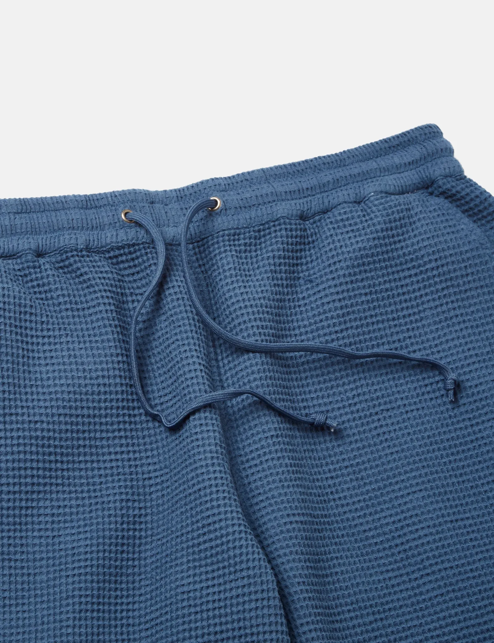 Universal Works Beach Shorts (Japanese Waffle) - Faded Blue