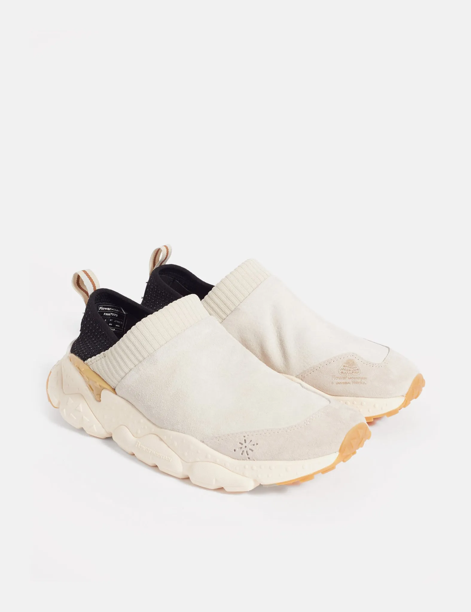 Universal Works x Flower Mountain Camp UNI Trainers - Cream