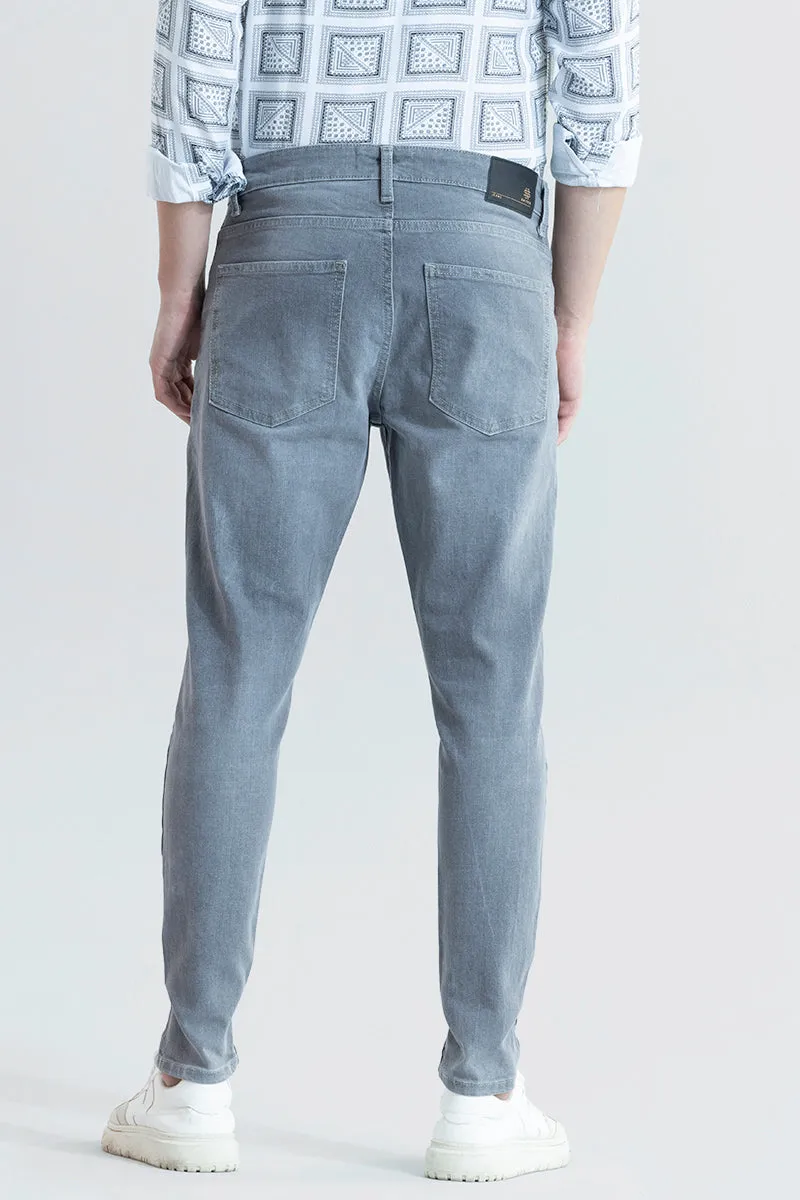 Urban Edge Grey Skinny Fit Jeans