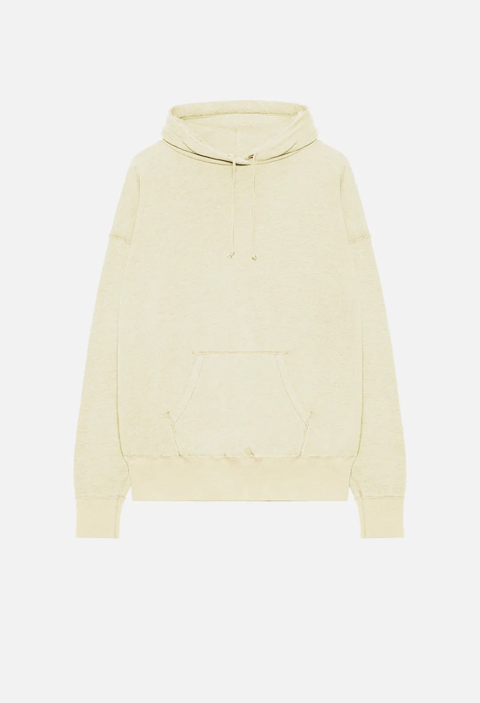 Vintage Fleece Hoodie / Light Yellow