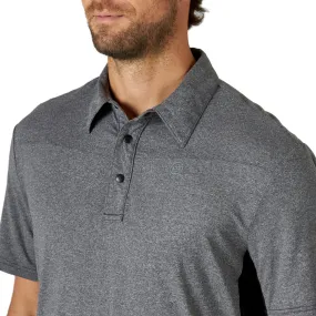 'Wrangler' Men's Performance Polo - Caviar