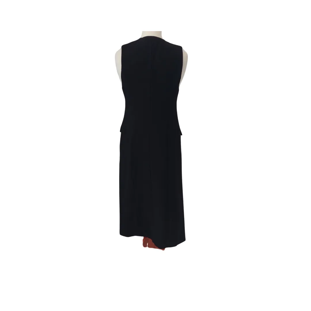 ZARA Black Long Sleeveless Blazer Jacket | Gently Used |