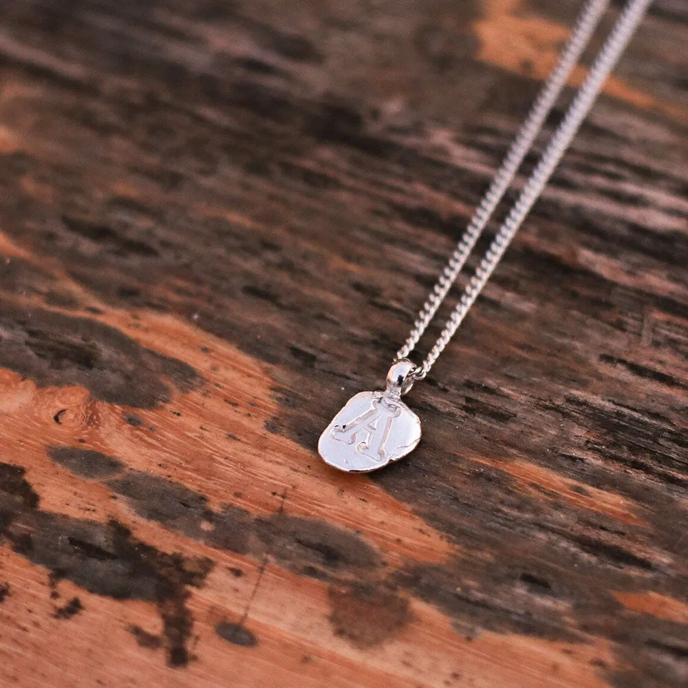 Zoe A Silver Necklace