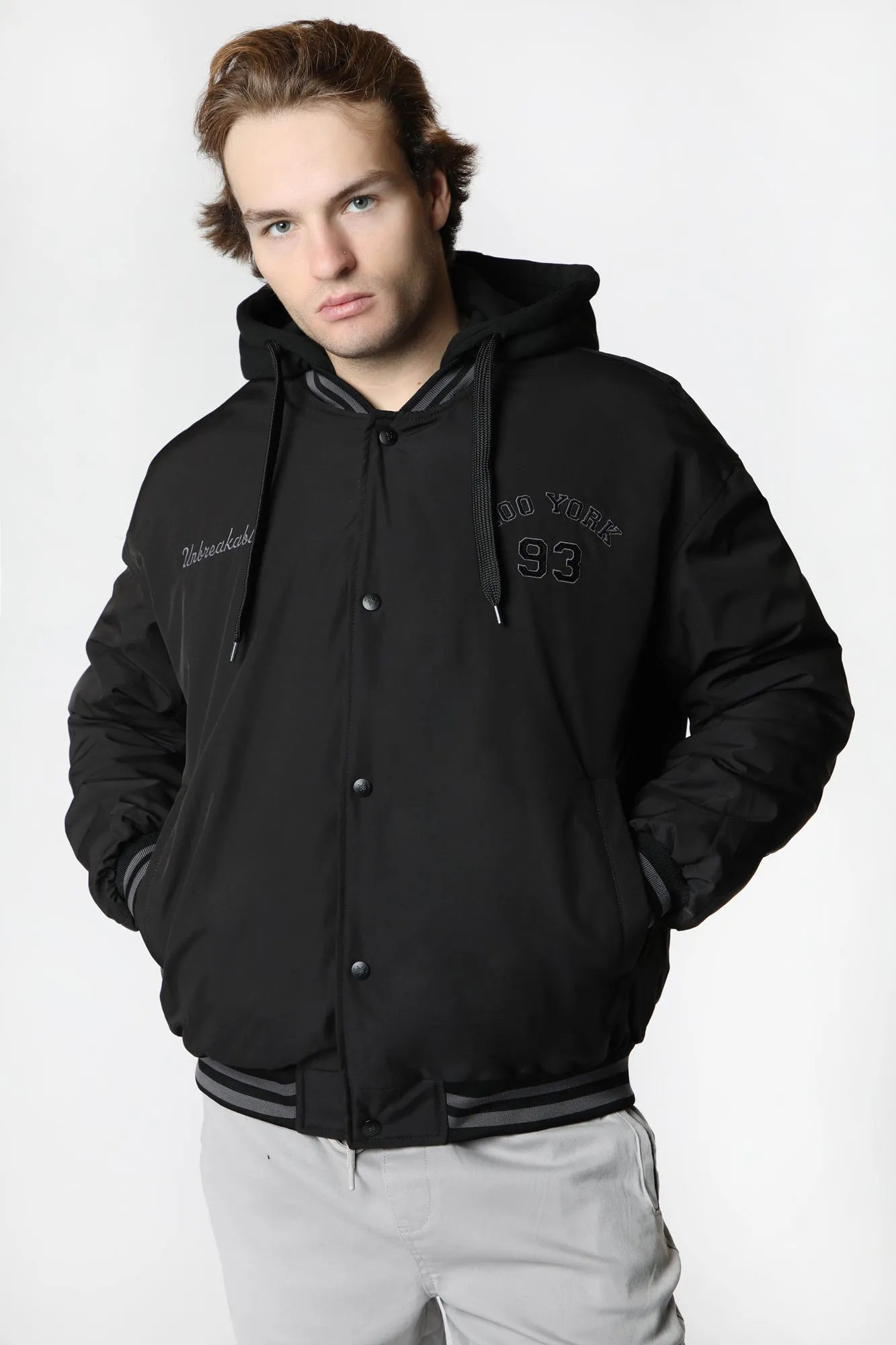 Zoo York Mens Varsity Jacket